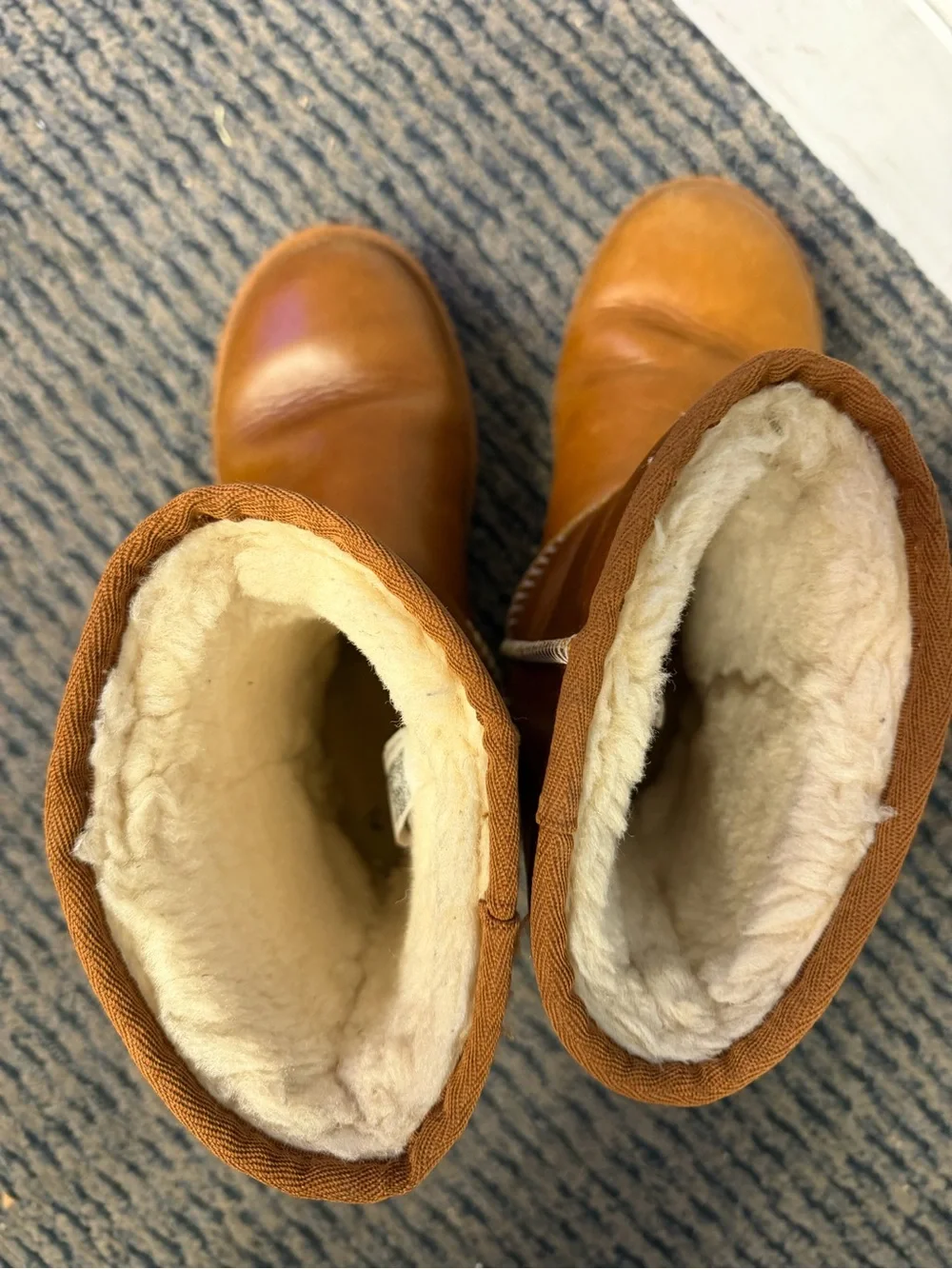 Women’s Tan Cozy Faux-Shearling Winter Boots